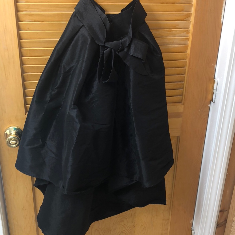Tie front skirt